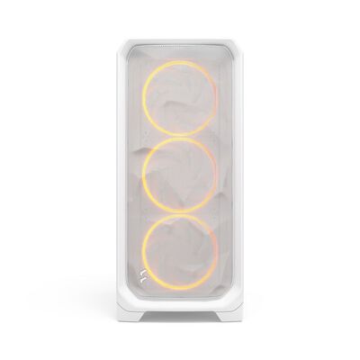 Fractal Design  Meshify 3 White RGB TG Clear Tint FD-C-MES3A-07 (E-ATX ガラス ホワイト) 