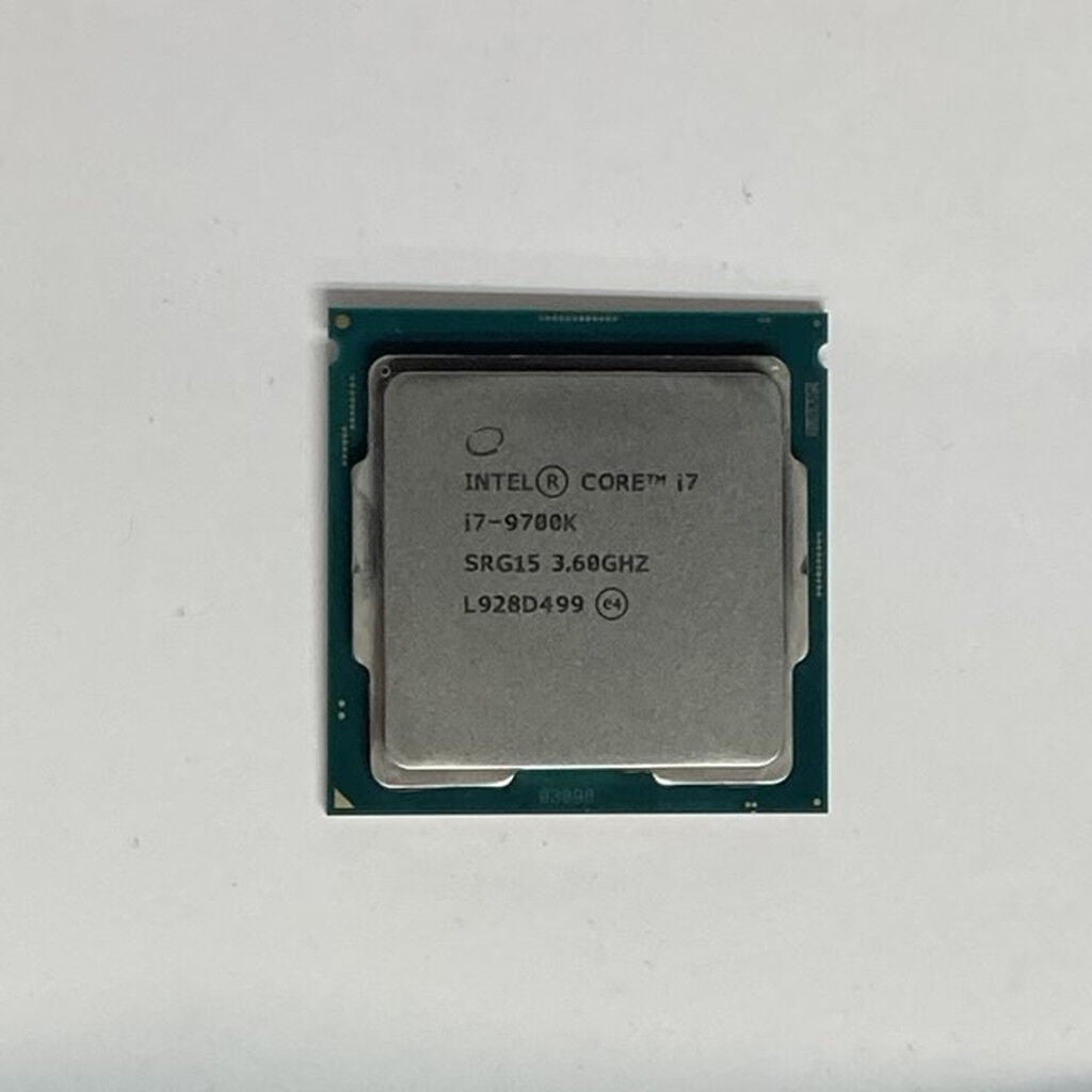 中古 INTEL Core i7 9700K (1151/3.60GHz/12M/C8/T8) 138481 （395995