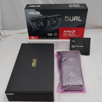 【通販センター】中古  ASUS DUAL-RX7800XT-O16G（RX7800XT 16GB） 3480041420 