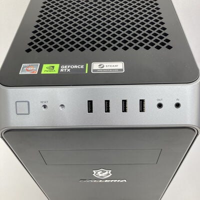 【福山ココローズ店】中古  GALLERIA RM7R-R46T(Ryzen 7 5700X/32GB/SSD500GB/RTX4060Ti/W11H) 5090000670【8/28値下げ!】 