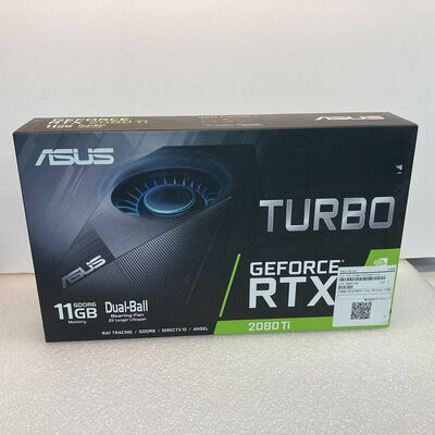 【京都店】中古  ASUS TURBO-RTX2080TI-11G (2080Ti 11GGD61H3P1UC) 138196 