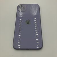中古  Apple iPhone11 6.1インチ 128GB (パープル) 国内版SIMロックフリー MWM52J/A 140568 