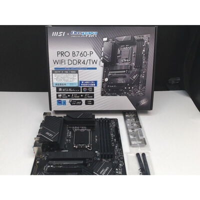 【前橋ｲﾝﾀｰｱｶﾏﾙ店】中古  MSI PRO B760-P WIFI DDR4/TW (B760 1700 ATX DDR4) 4540001636 