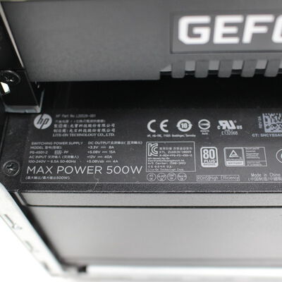 【通販センター】中古  HP OMEN 25L 875-0085jp(Intel Core i7 9700/16GB DDR4 (PC4)/SSD500GB/なし/NVIDIA GeForce RTX 2060 6GB/デスクトップ/W11H64 MAR) 195859 