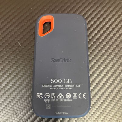 【富士青葉店】中古  SanDisk Extreme Portable SSD 500GB(SDSSDE60-500G) 5070001405 