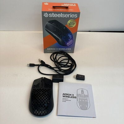 【京都店】中古  SteelSeries Aerox 3 Wireless Black (62604) 158779 