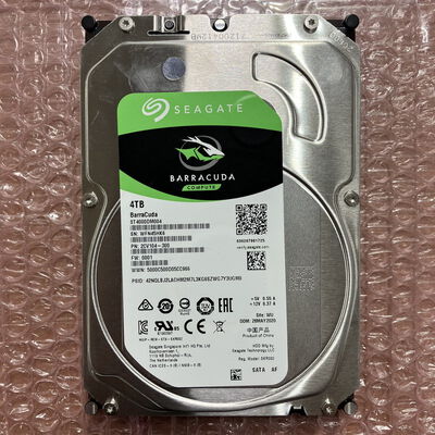 【宮崎恒久店】中古  各社 3.5インチ HDD 4TB SATA （デスクトップ用） 121852 