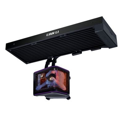 Lian-Li  HydroShift II OLED CURVED 360 Fanless GHS2OLDC36NB (360mm ファンレス ブラック) 