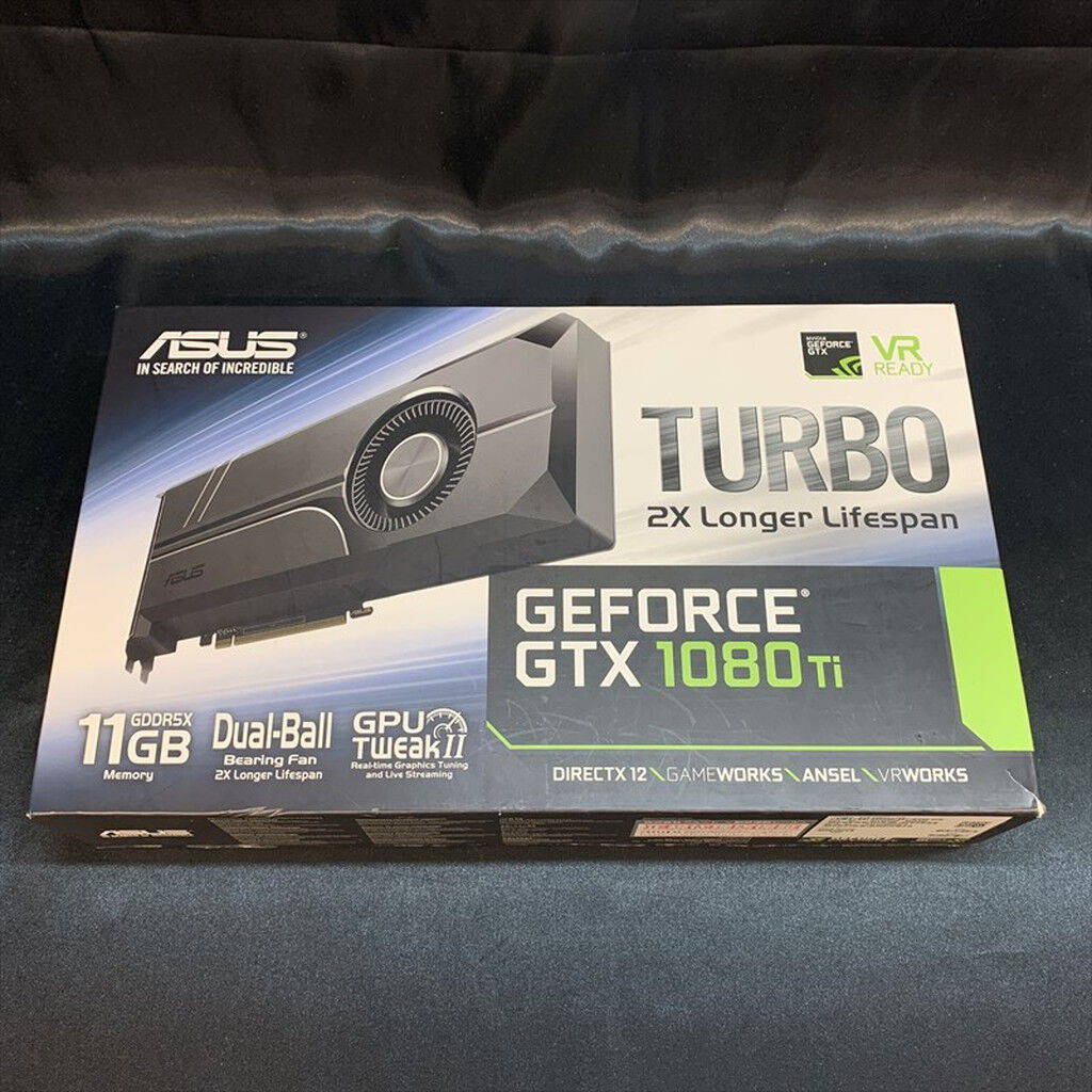 ASUS GTX1080Ti 11GB ターボファン・ ジャンク品 中古 ASUS TURBO-GTX1080TI-11G (GTX1080TI 11G GDR5X) 133966