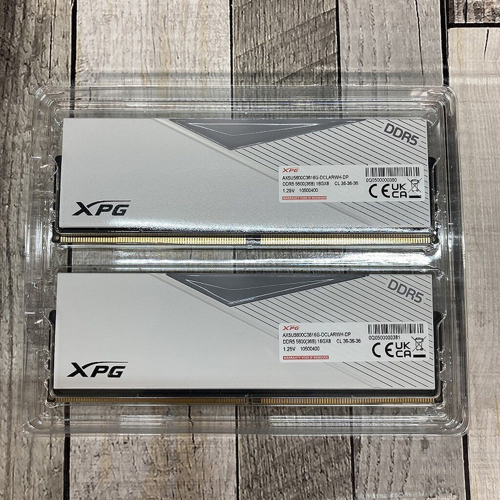 ADATA DDR5-5600 32GB(16GB×2) ホワイト ドスパラ限定 ADATA Lancer Blade 32GB (2 x 16GB) DDR5 5600 MHz, CL46 - memory