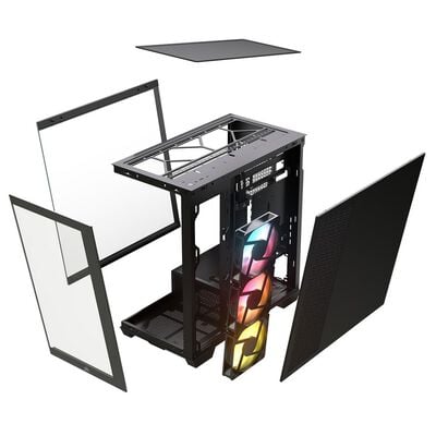 Corsair  2800X RS-R ARGB Black CC-9011347-WW (MicroATX ガラスパネル ブラック) 