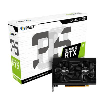 Palit  NE63050018P1-1070D (GeForce RTX 3050 Dual V1 8GB) 