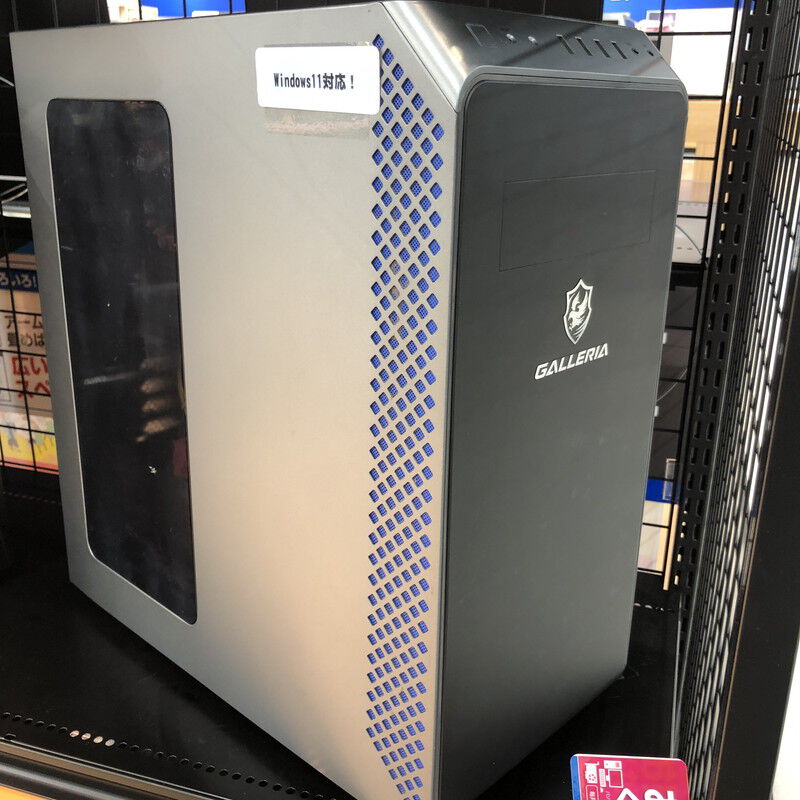 中古 GALLERIA XA7C-R37(i7 11700/16GB/SSD512GB/RTX3070/W11H