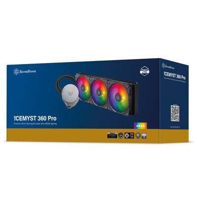 SilverStone  IceMyst 360 PRO SST-IM360-PRO (360mm ARGB ブラック) 