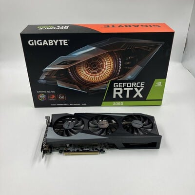【なんば店】中古  GIGABYTE GV-N3060GAMING OC-12GD (RTX3060 12GB) 144775 