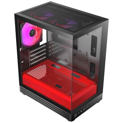 Okinos  Aqua UNO Scarlet (MicroATX ガラスパネル ブラックレッド) 