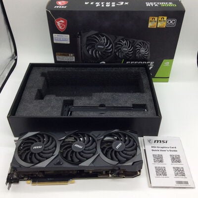 【浜松店】中古  MSI GeForce RTX 3080 VENTUS 3X PLUS 12G OC LHR (RTX3080 12GB) 1300007773 