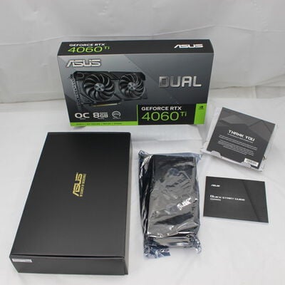 【通販センター】中古  ASUS DUAL-RTX4060TI-O8G-EVO (RTX4060Ti 8G) 175545 