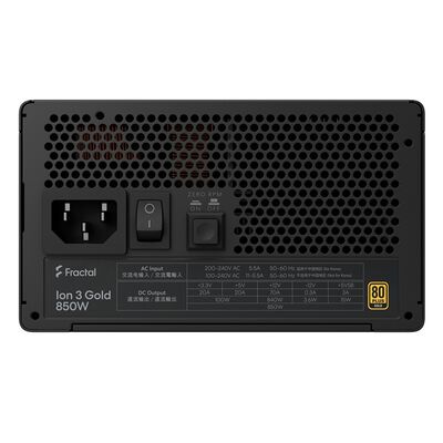 Fractal Design  Ion 3 Gold 850W Black FD-P-IA3G-850 (850W) 