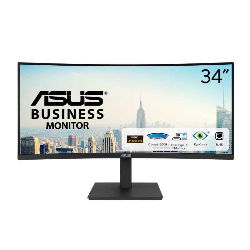 パソコンモニター ASUS VA34VCPSR (34インチウルトラワイド 液晶モニター) ｜ パソコン