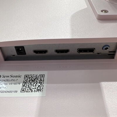 【静岡東瀬名店】中古  Viewsonic VX2428J-PK-7(23.8W 0.5ms IPS 180Hzﾋﾟﾝｸ) 5140001340 