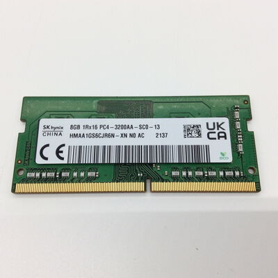 【浜松店】中古  PC4-25600 8GB ノート用(DDR4-3200) 158771 