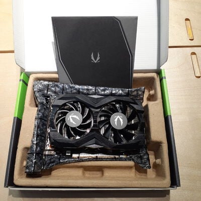 【鹿児島店】中古  ZOTAC ZT-T16620F-10L (GTX1660 SUPER Twin Fan) 141210 