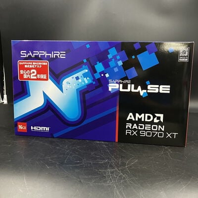【大須店】中古  SAPPHIRE PULSE Radeon RX 9070 XT GAMING 16GB (RX9070XT 16G) 176948 