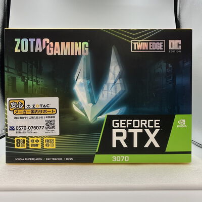 【新潟店】中古  【LHR版】ZOTAC GAMING GeForce RTX 3070 Twin Edge OC LHR ZT-A30700H-10PLHR (RTX3070 8G GDDR6) 3410012277 