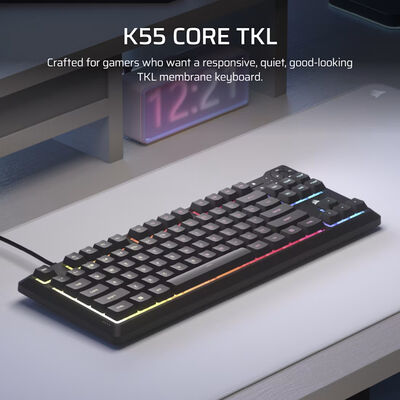 Corsair  K55 CORE TKL RGB CHR-9216065-JP (ブラック) 