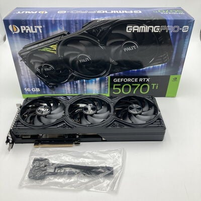 【神戸・三宮店】中古  Palit NE7507T019T2-GB2031U(RTX5070Ti 16GB GamingPro-S) 188931 