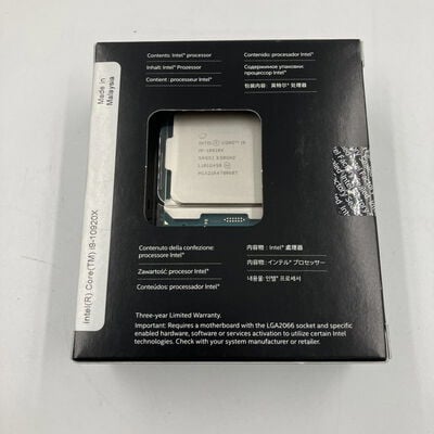 【なんば店】中古  INTEL Core i9 10940X (2066/3.3/19.25M/C14/T28) 141585 