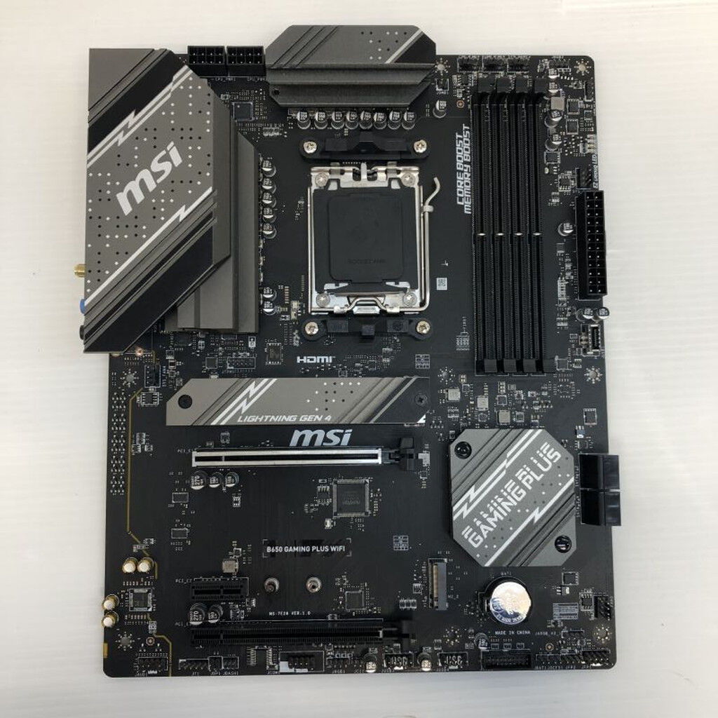 中古 MSI B650 GAMING PLUS WIFI (B650 AM5 ATX DDR5) 168271 （315445