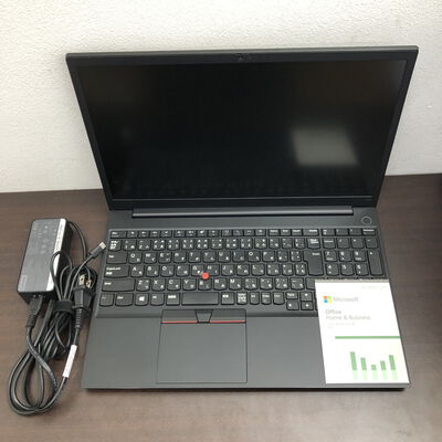 【福山ココローズ店】中古  LENOVO E15 Gen2 MSO 指紋認証あり (Intel Core i5 1135G7 2.4GHz/8GB/SSD256GB/-/オンボード/15.6/1920x1080/GbE/Wi-Fi/WEBCAM/W11P/Microsoft Office Home and Business 2024) 188561 