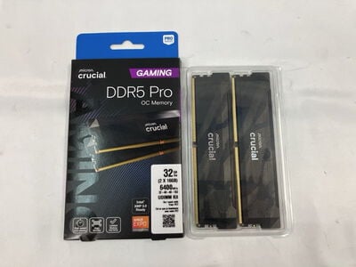 【仙台店】中古  Crucial CP2K16G64C32U5B (DDR5 PC5-51200 16GB 2枚組) 3240011634 