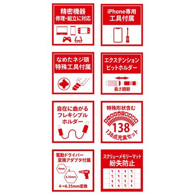 AINEX  TL-027 (特殊精密工具 138点セット) 