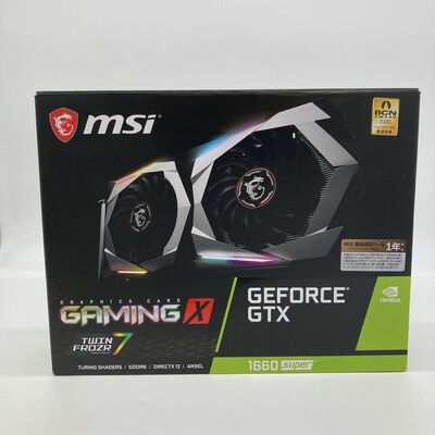 【堺七道店】中古  MSI GeForce GTX 1660 GAMING X 6G (GTX1660 6G GDR5) 139182 
