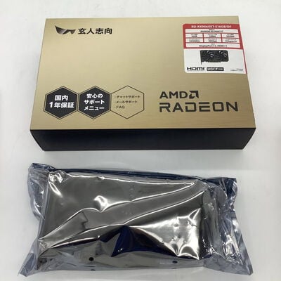 【堺七道店】中古  玄人志向 RD-RX9060XT-E16GB/DF (RX9060XT 16G) 179907 