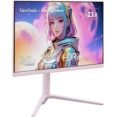 ViewSonic  VX2428J2-PK-7 (23.8インチワイド 液晶モニター パステルピンク) ドスパラ限定モデル 