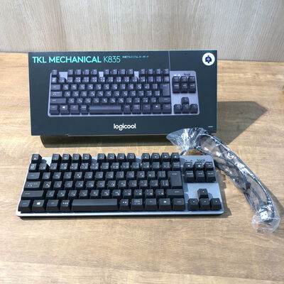 【姫路店】中古  ロジクール TKL Mechanical Keyboard K835-Clicky K835GPB 青軸 3480040343 