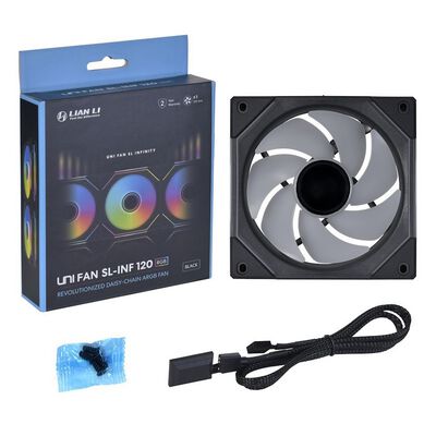 Lian-Li  UNI FAN SL-INFINITY 120 BK Single Pack UF-SLIN120-1B (1個パック) 