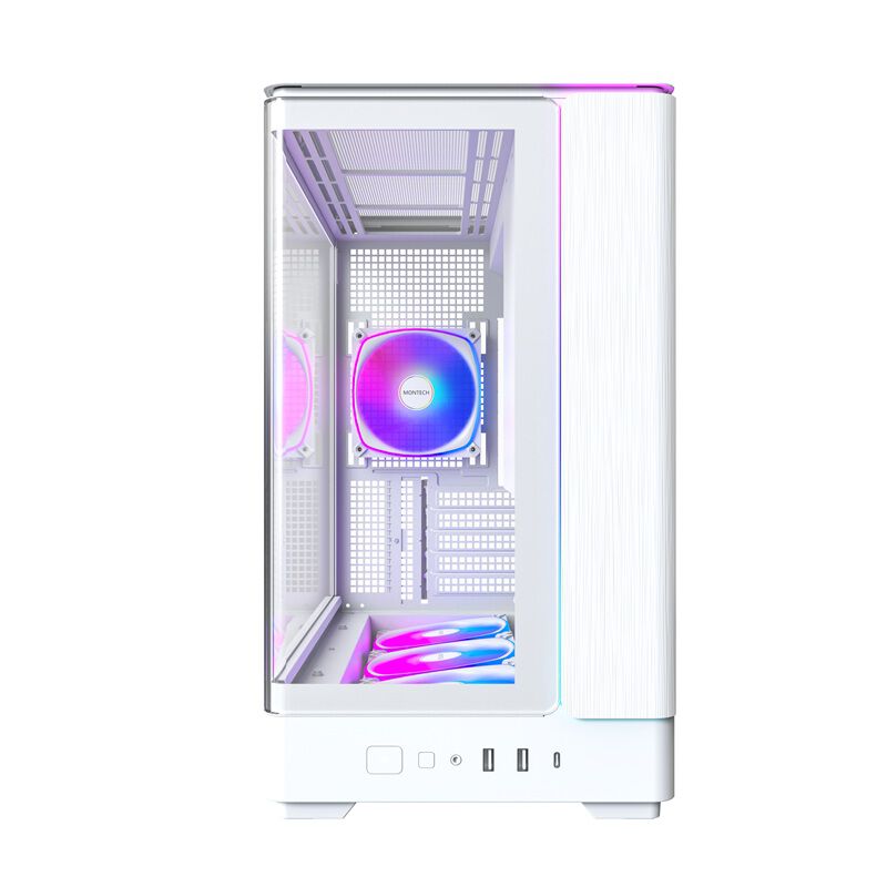 MONTECH KING 15 PRO White (MicroATX ガラス ホワイト) ｜ パソコン