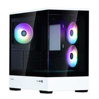ZALMAN  P30 BW (MicroATX ガラス ブラック/ホワイト) 