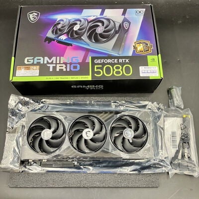 【大須店】中古  MSI GeForce RTX 5080 16G GAMING TRIO OC(RTX5080 16G) 176529 