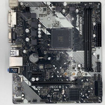 【八王子店】中古  ASRock AB350M-HDV (B350 AM4 mATX DDR4) 133613 