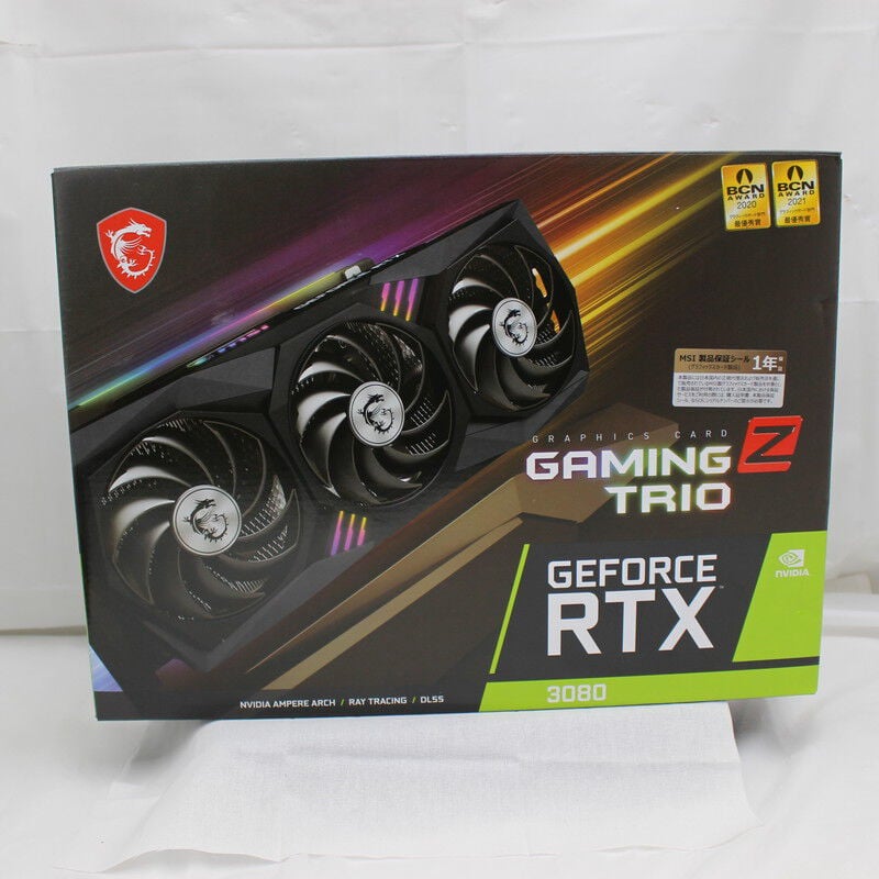 中古 MSI GeForce RTX 3080 GAMING Z TRIO 12G LHR (RTX3080 12GB