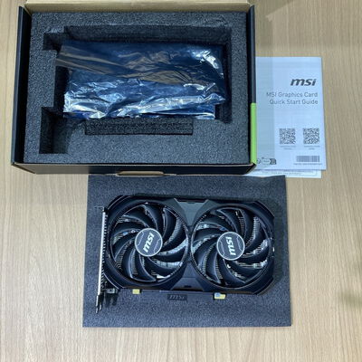 【甲府飯田店】中古  MSI GeForce RTX 4060 Ti VENTUS 2X BLACK 8G OC?(RTX4060Ti 8GB) 158559【8/14価格改定!】 