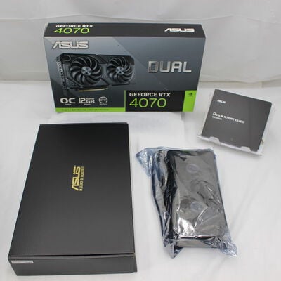 【通販センター】中古  ASUS DUAL-RTX4070-O12GD6-EVO（RTX4070 12GB） 3480039788 