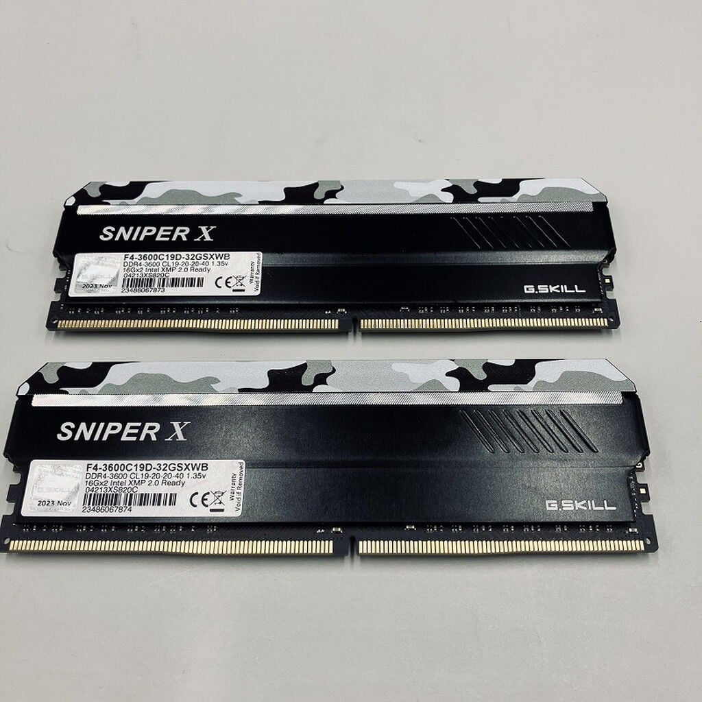 中古 16GB 2枚組(合計32GB) PC4-28800/DDR4-3600 デスクトップ用