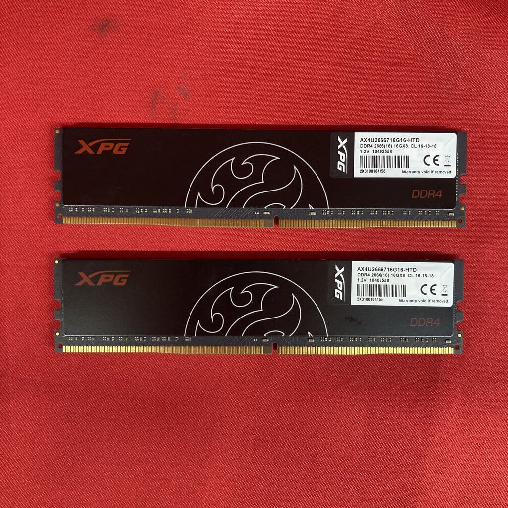 中古 16GB 2枚組(合計32GB) PC4-21300/DDR4-2666 デスクトップ用